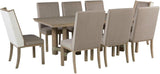 Chrestner Grey Rectangular Dining Room Set