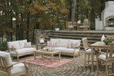 Clare View Beige Outdoor Living Room Set with Cushion