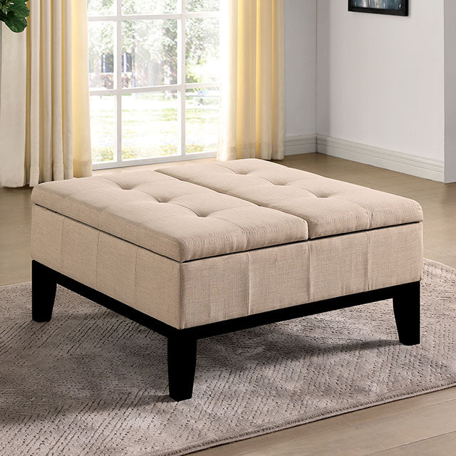 Fazio Beige Ottoman