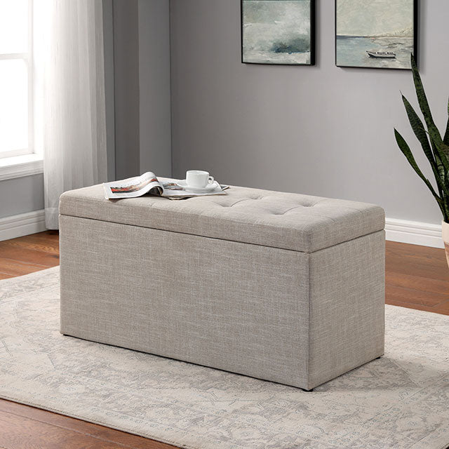 Daryn Beige Ottoman