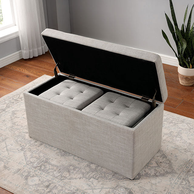 Daryn Beige Ottoman