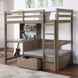 Callistus Warm Gray Bunk Bed