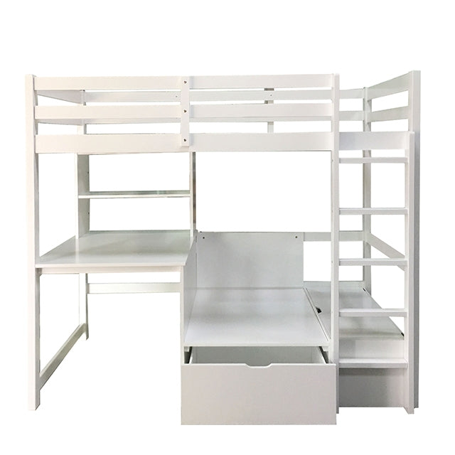 Callistus White Bunk Bed