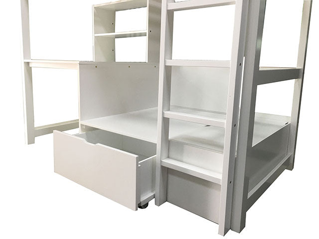 Callistus White Bunk Bed