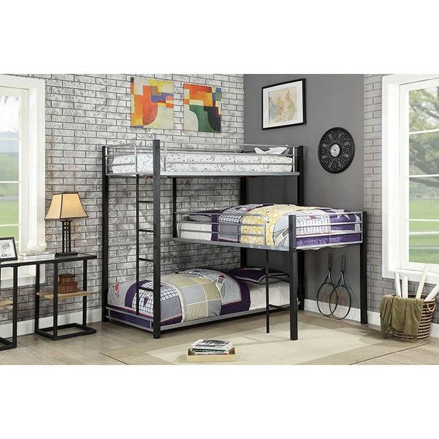 Aubrey Twin Triple Decker Bed