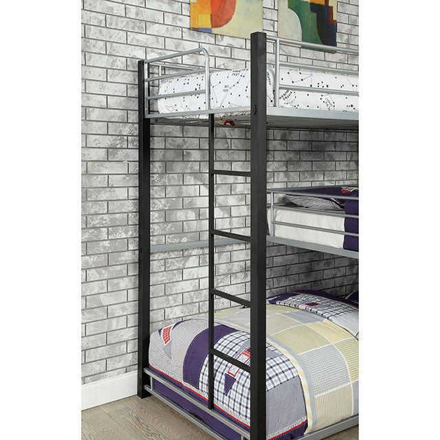 Aubrey Twin Triple Decker Bed