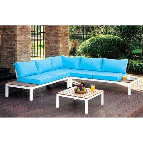 Winona Patio Sectional W/ Ottoman