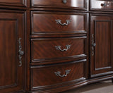 Nouvelle Brown Cherry Hutch Buffet