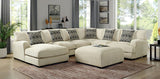 Kaylee Beige Ottoman