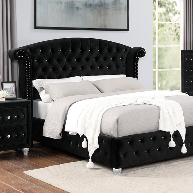 CM7130BK Black/Silver Bed