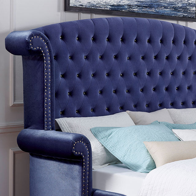 Alzir Blue Bed