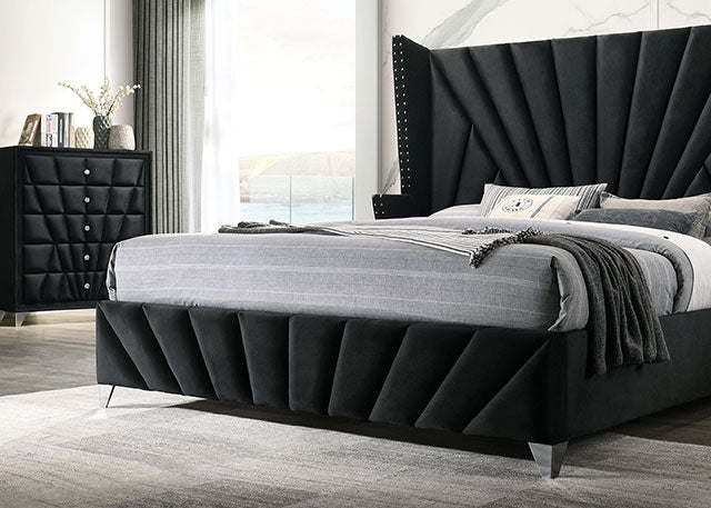 Carissa Black Bedroom Set