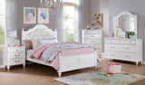 Belva White Bed