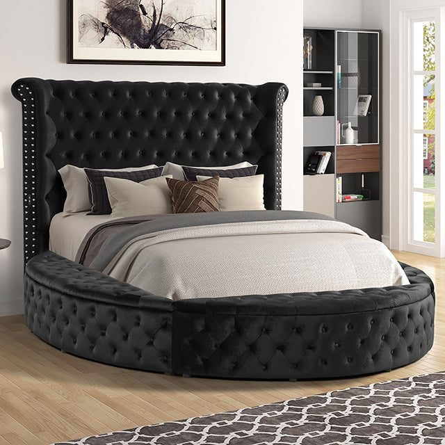 Sansom - Eastern King Bed - Black