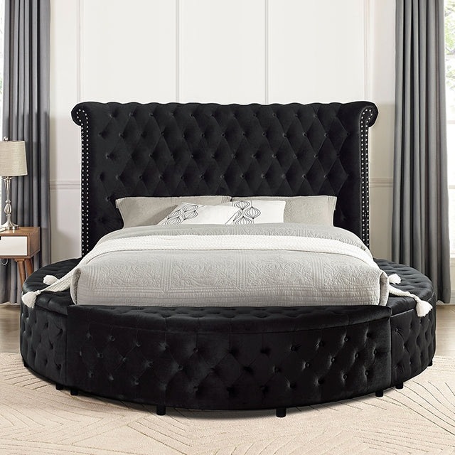 Sansom - Queen Bed - Black