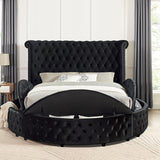 Sansom - Eastern King Bed - Black