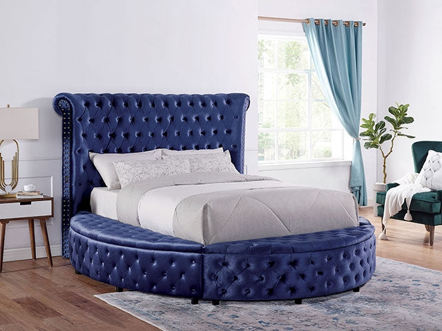 Sansom - Queen Bed - Blue