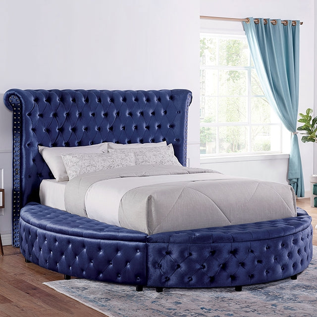 Sansom - Queen Bed - Blue