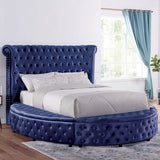 Sansom - Eastern King Bed - Blue