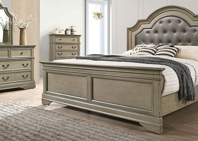 Lasthenia Antique Warm Gray Bed