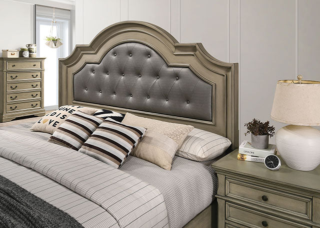 Lasthenia Antique Warm Gray Bed