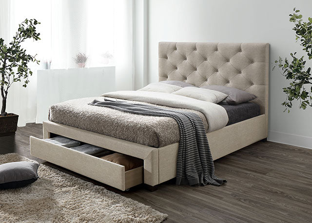 Sybella Beige Bed