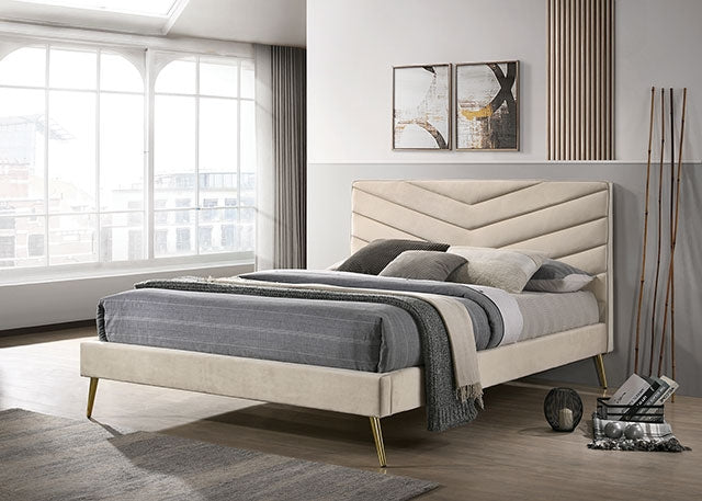 Vivar Beige Bed