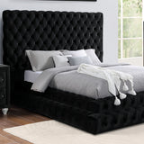 Stefania Black Bed