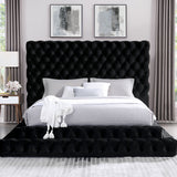 Stefania Black Bed