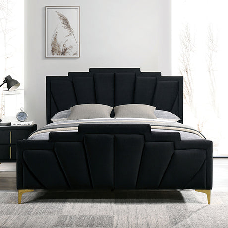 Florizel Black/Gold Bed