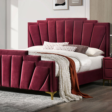 Florizel Red/Gold Bed