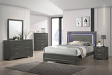 Alison Metallic Gray Dresser