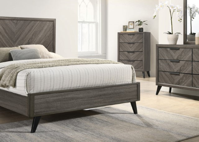 Vagan Gray Bed