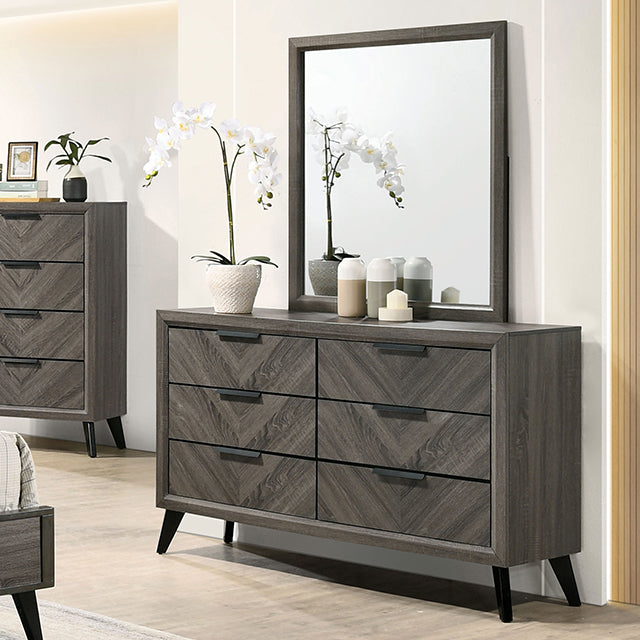 Vagan Gray Dresser