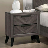 Vagan Gray Night Stand