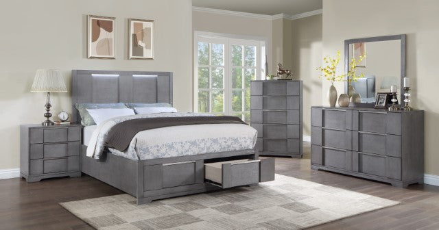 Regulus Gray Bed