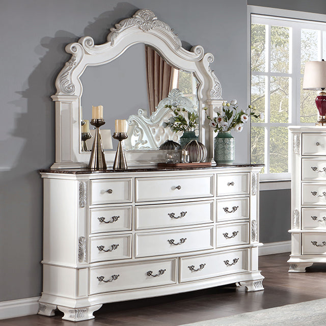 Esparanza Pearl White Dresser