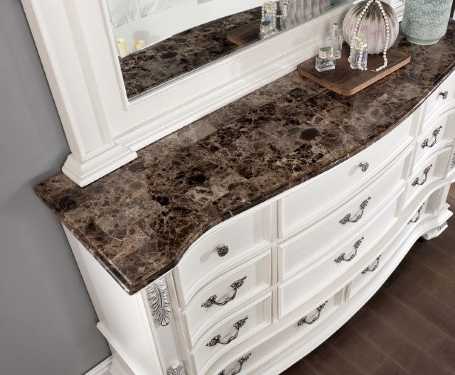 Esparanza Pearl White Dresser