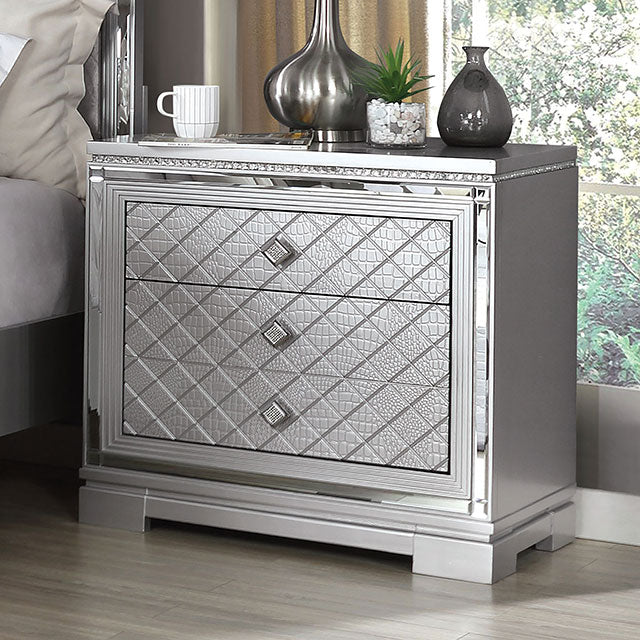 Belleterre Silver Night Stand