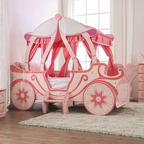 Pumpkin Carriage Bed Pink Youth Bedroom