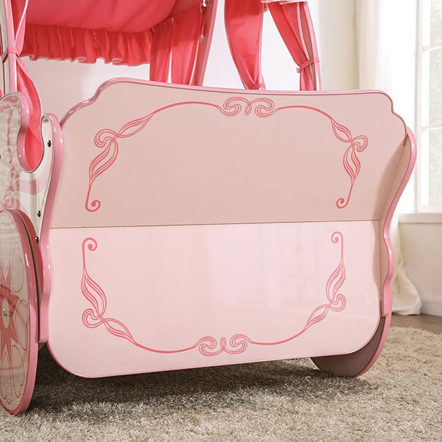 Pumpkin Carriage Bed Pink Youth Bedroom