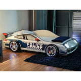 Police Car White/Blue Youth Bedroom