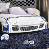 Police Car White/Blue Youth Bedroom