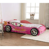 Pretty Girl Car Bed Pink Youth Bedroom