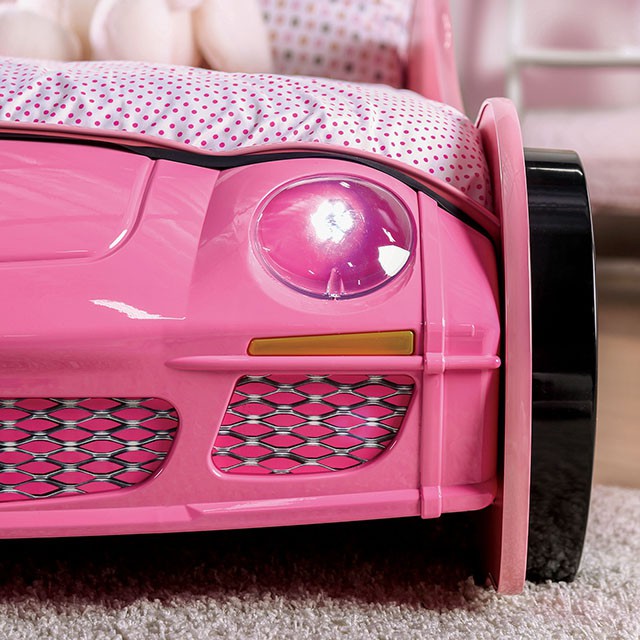 Pretty Girl Car Bed Pink Youth Bedroom