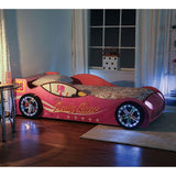 Pretty Girl Car Bed Pink Youth Bedroom