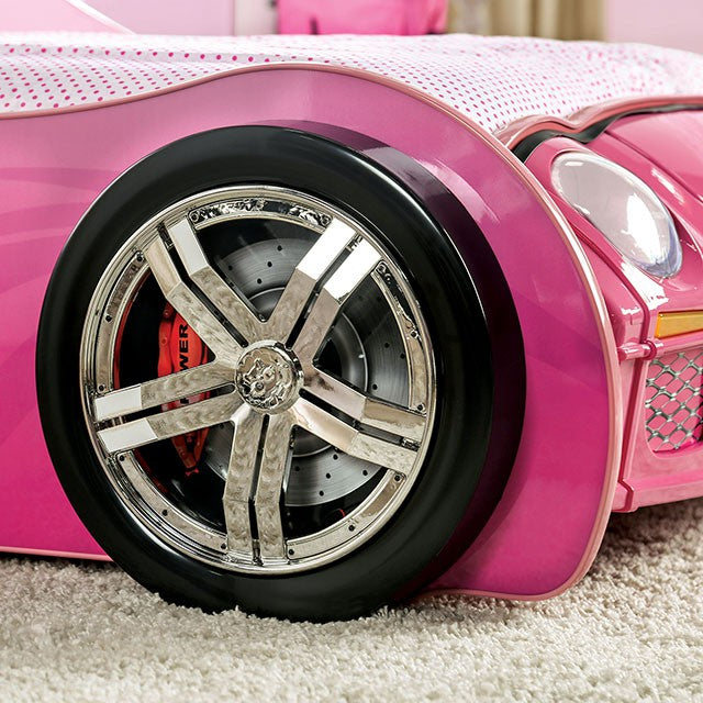 Pretty Girl Car Bed Pink Youth Bedroom