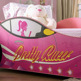 Pretty Girl Car Bed Pink Youth Bedroom