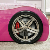 Pretty Girl Car Bed Pink Youth Bedroom