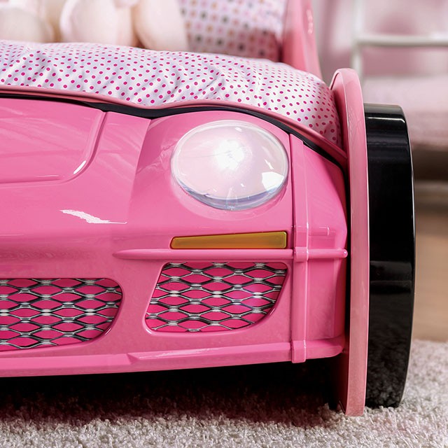 Pretty Girl Car Bed Pink Youth Bedroom